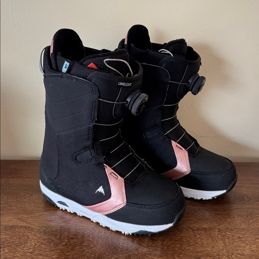 Burton Limelight BOA Black & Pink Women’s Snowboard Boots - US 6